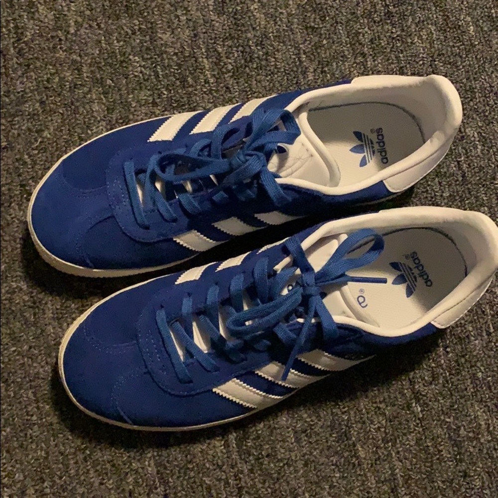 Blue adidas